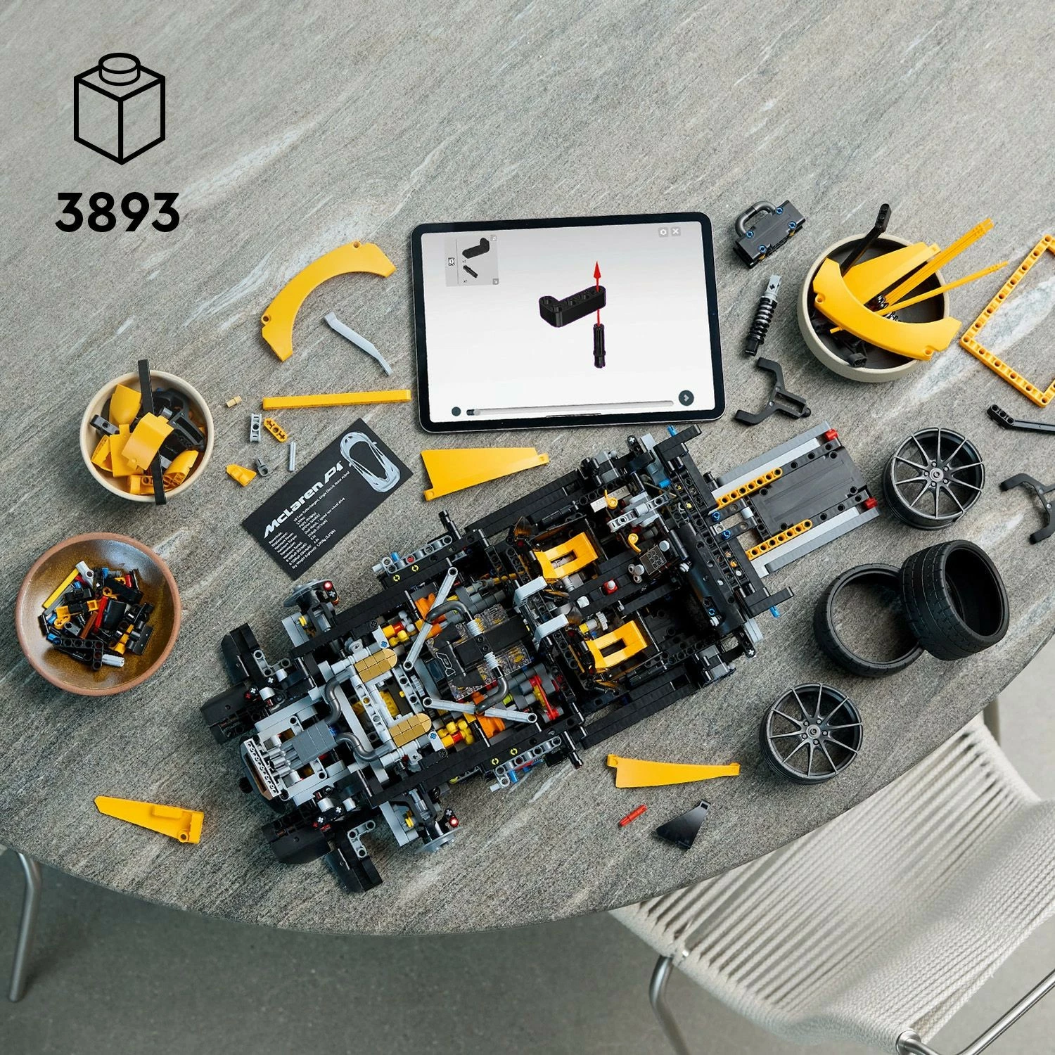 Set ndërtimi LEGO McLaren P1, 3893 pjesë, shumëngjyrësh