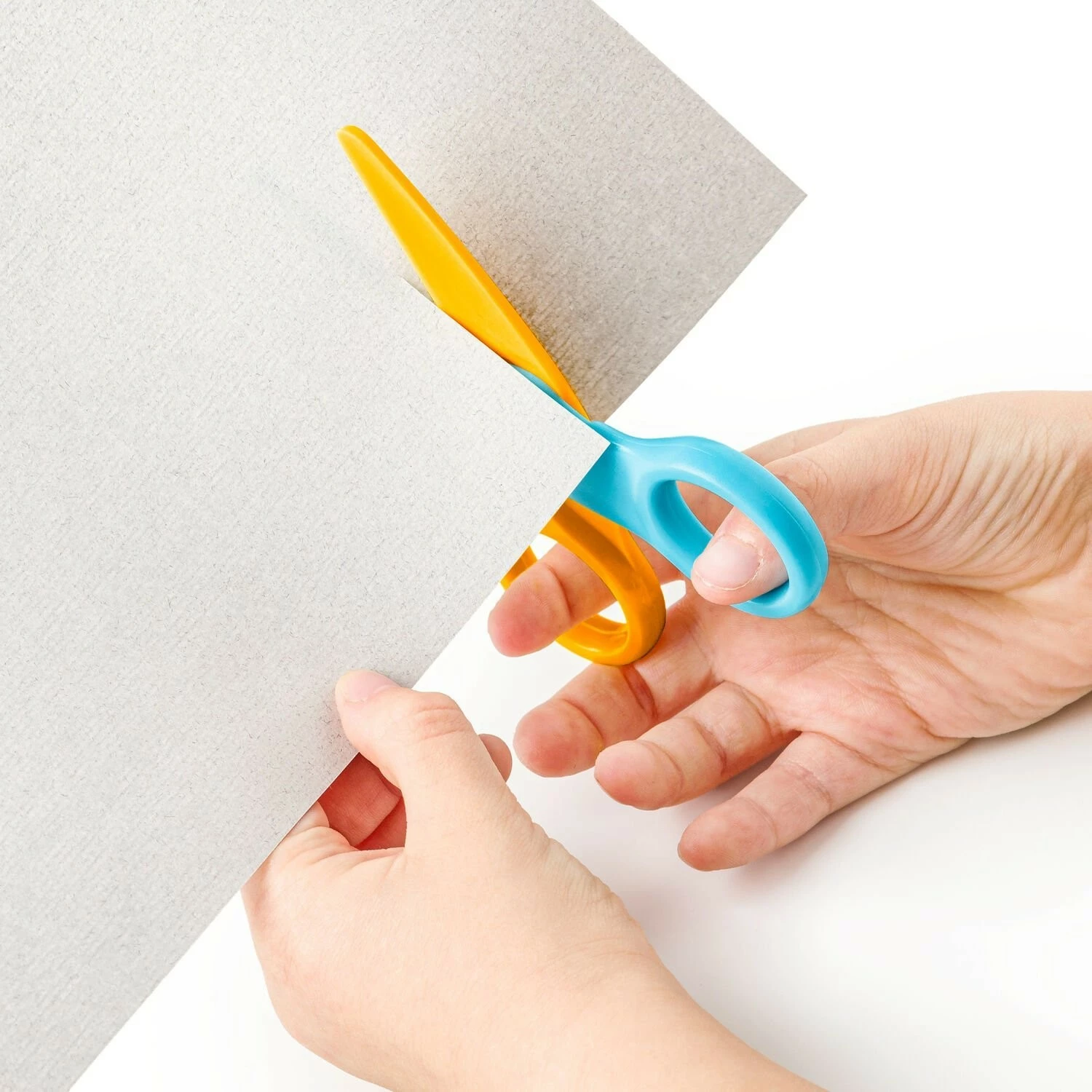Gërshërë STAEDTLER Noris Junior për fëmijë, 100mm, metal, blu/verdhe