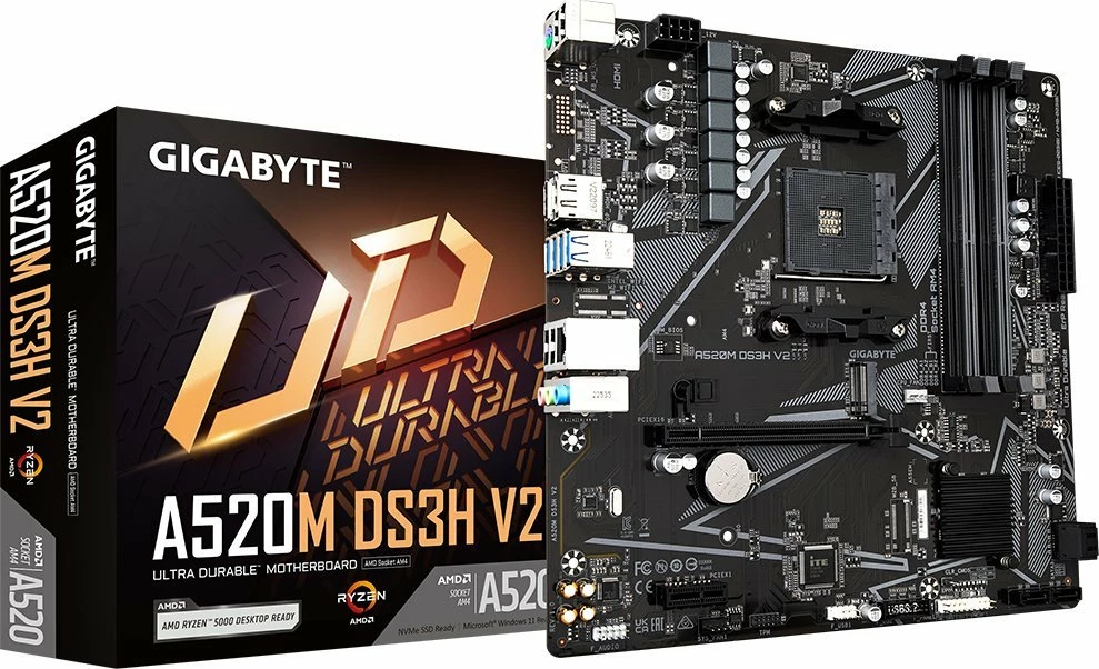 Pllakë amë Gigabyte A520M DS3H V2 mATX AM4
