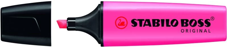 Tekstmarker Stabilo BOSS Original 70/56, majë pjerrtë 2–5 mm, i rimbushëm, rozë