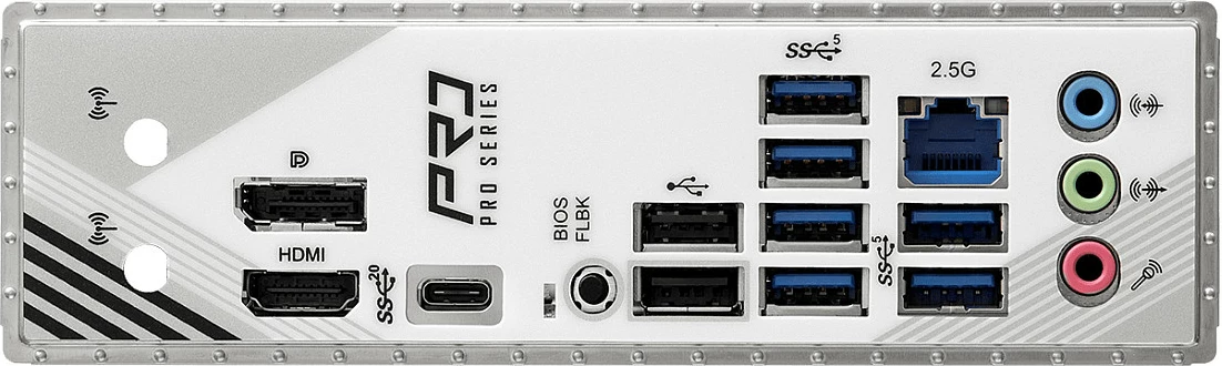 Pllakë amë ASRock B860 Pro RS, LGA 1851, Intel B860, DDR5 deri 256GB, ATX, zi/bardh