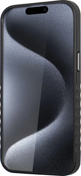 Mbështjellës Audi Genuine Leather me MagSafe për iPhone 15 Pro Max, zi e kuqe