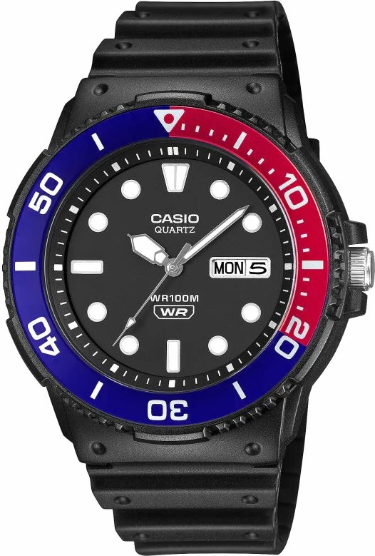 Orë dore për meshkuj CASIO, e zezë
