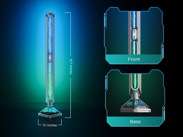 Set shufra ndriçimi smart gaming Govee Smart Gaming Lights Pro RGBIC Wi‑Fi/Bluetooth Matter 2 copë