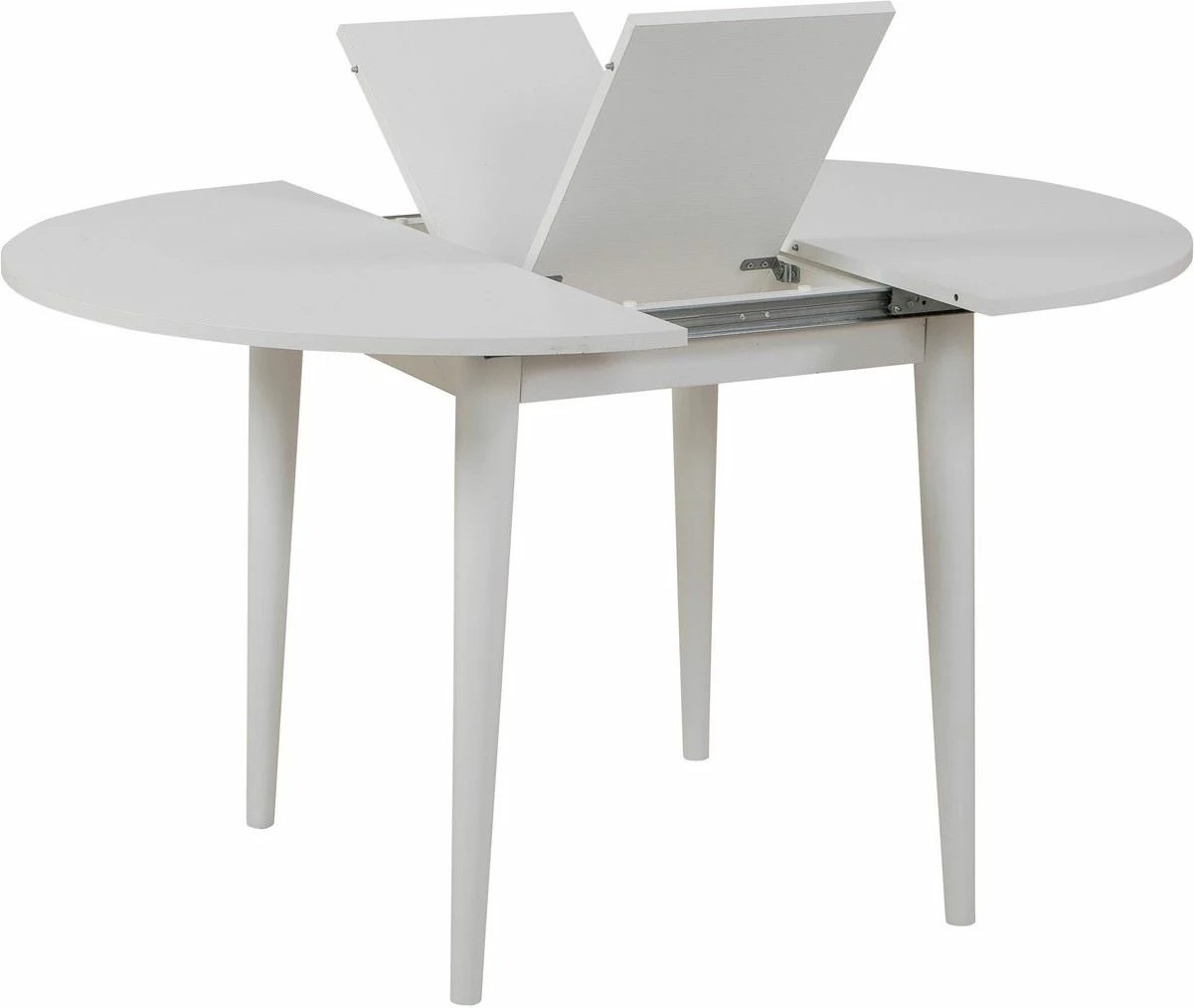 Tavolinë ngrënieje e zgjatshme, Hanah Home, Vina 139, e bardhë