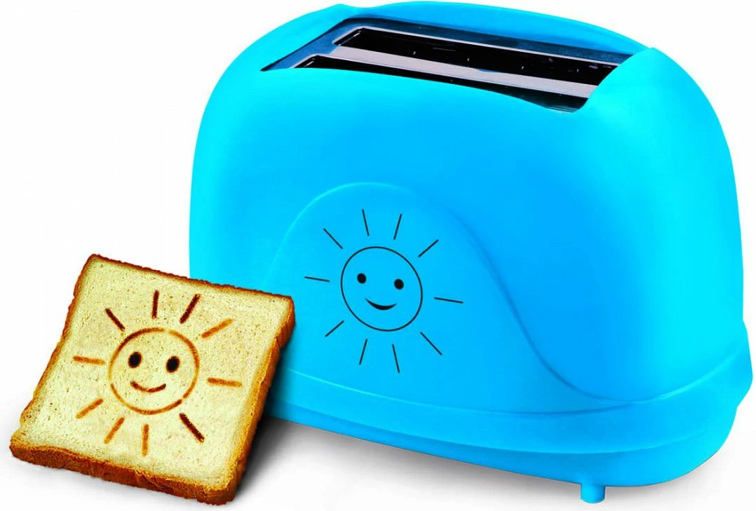 Tostierë Esperanza Smiley EKT003B 2 feta 750 W 7 nivele pjekjeje, blu