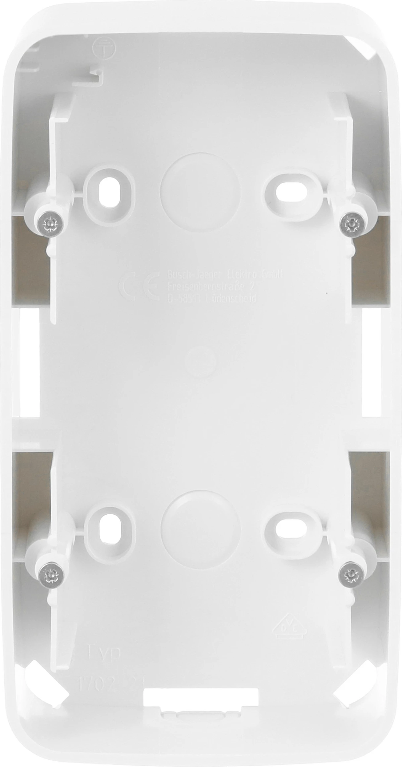 Kuti montimi Busch-Jaeger 2CKA001799A0345, IP20, 152x81 mm, e bardhë