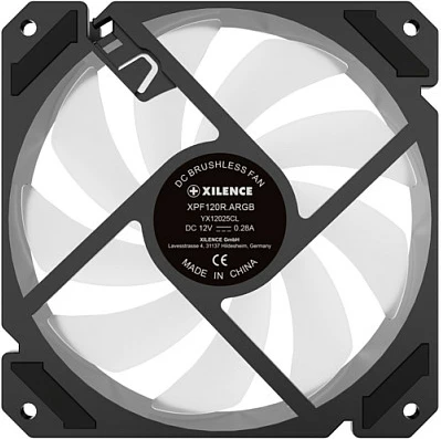 Ventilator kasë Xilence Performance A+ Reverse ARGB 120mm, PWM 4-pin, i zi