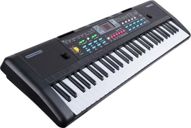 Tastierë MQ 605 UFB me mikrofon, 61 taste, për fëmijë, e zezë
