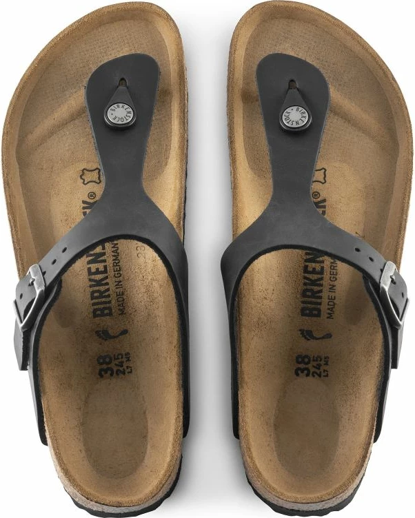 Flip-flops Birkenstock për meshkuj/femra, të zeza