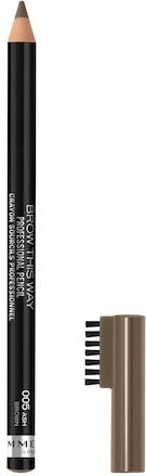 Laps për vetulla Rimmel Brow This Way Professional 005 Ash Brown, 1 copë