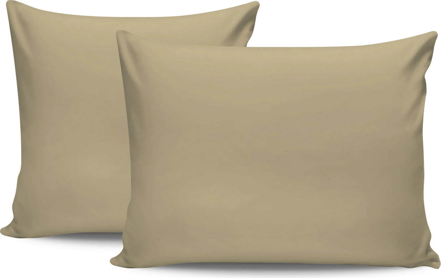 Set këllëfësh jastëku (2 copë), ngjyrë bezhë, L'essentiel, 50x80cm