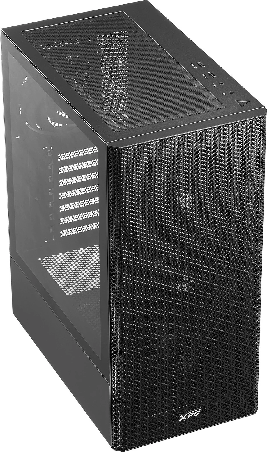 Kasë XPG VALOR MESH Mid-Tower, ATX/micro ATX/Mini-ITX, 4x120mm fan, Tempered Glass, e zezë