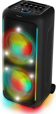 Altoparlant party Philips TAX5000E/10, 100W RMS, Bluetooth 5.4, RGB LED, IPX4, i zi