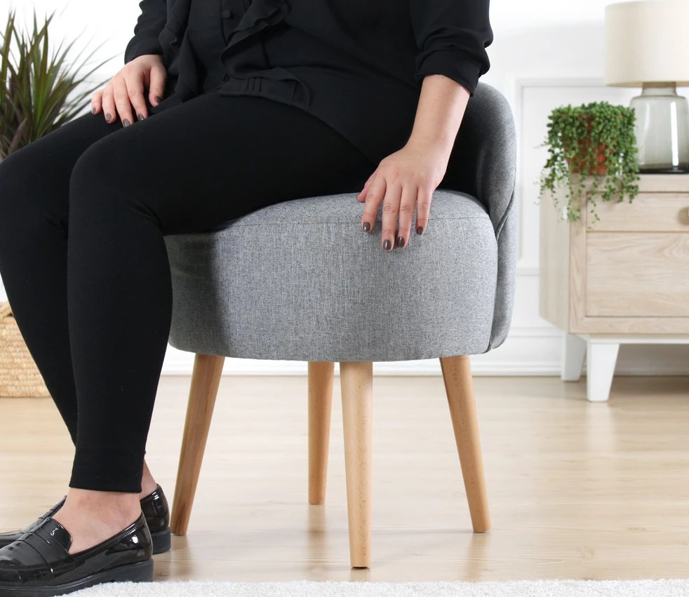 Puf Atelier del Sofa, Corvile, ngjyrë gri
