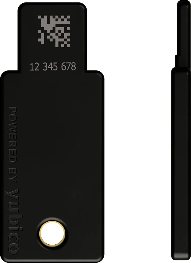 Çelës sigurie Yubico YubiKey 5 NFC, USB-A, i zi