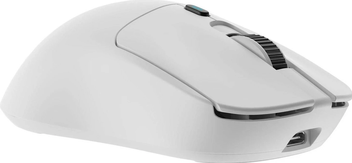 Maus gaming White Shark Maximus, 26000 DPI, wireless/wired, USB-C, i bardhë