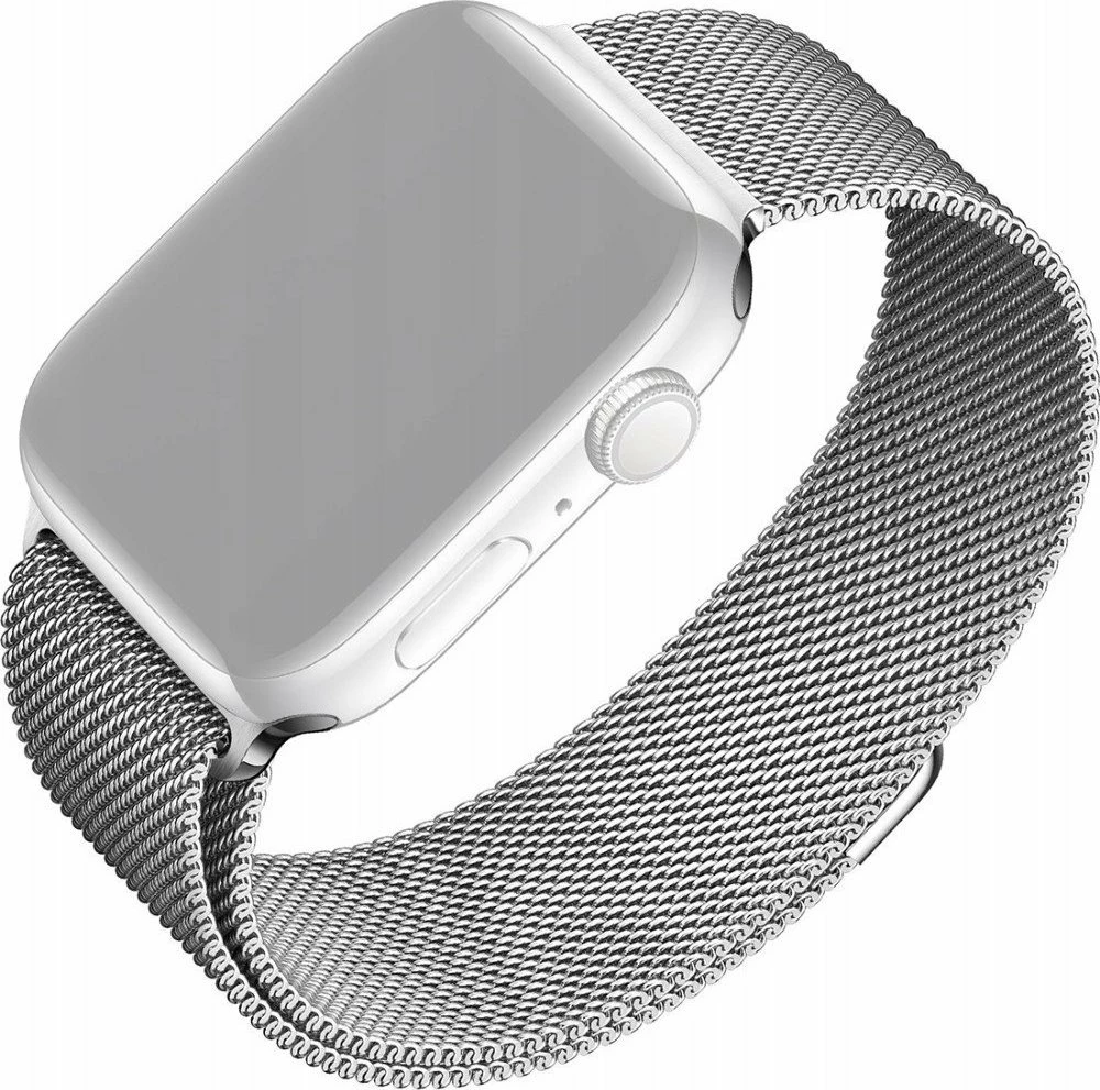 Rrip për Apple Watch Fixed Mesh FIXMEST-436-BK 49/45/44/42mm, argjend 2