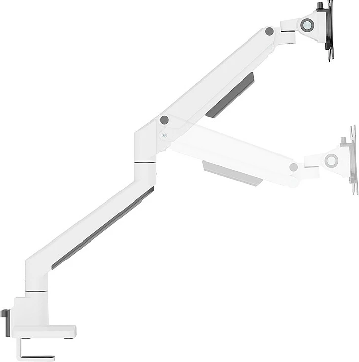 Krah monitori Neomounts DS70-250WH1, Clamp/Grommet, 9 kg, 43.2 cm (17"), 88.9 cm (35"), 100 x 100 mm, Bardhë