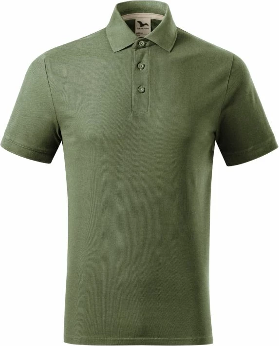 Fanellë polo për meshkuj Malfini, ngjyrë e gjelbër