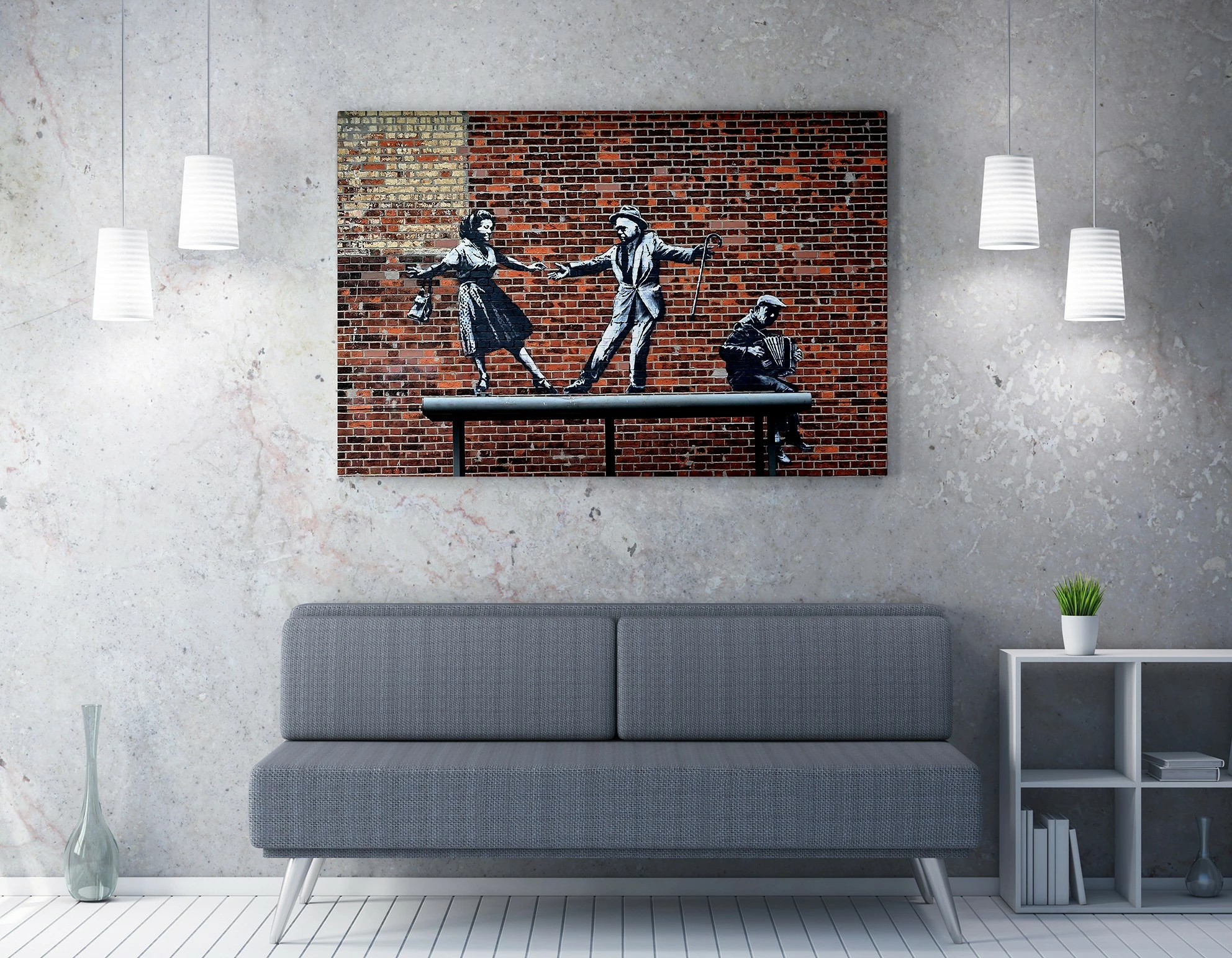 Pikturë dekorative në kanavacë Wallity, WY29, 70x100cm