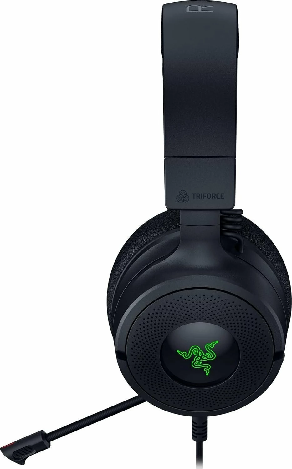Kufje gaming Razer Kraken V4 X RZ04-05180100-R3M1, 7.1, USB/USB-C, me mikrofon, RGB, të zeza