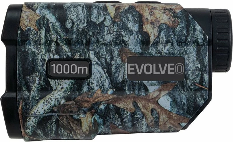 Distancmatës me lazer Evolveo Range Finder 1K 1000 m, 7x, USB-C, IP54, matje këndi/lartësie/shpejtësie, kamuflazh