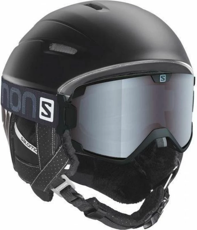 Helmetë skijimi Salomon, e zezë