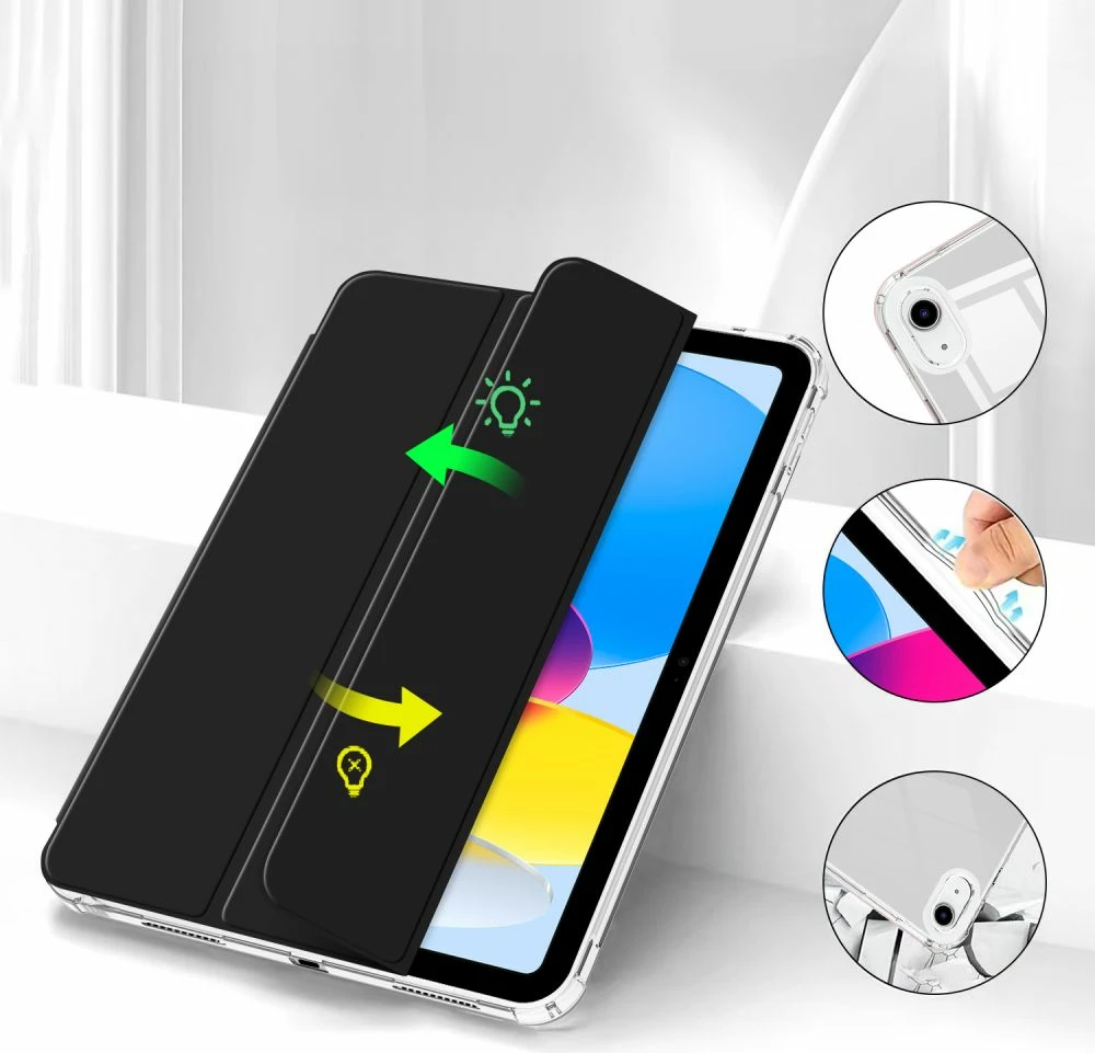 Mbështjellës tablet Tech-Protect SC Pen Hybrid për iPad 10.9" (2022), e zezë