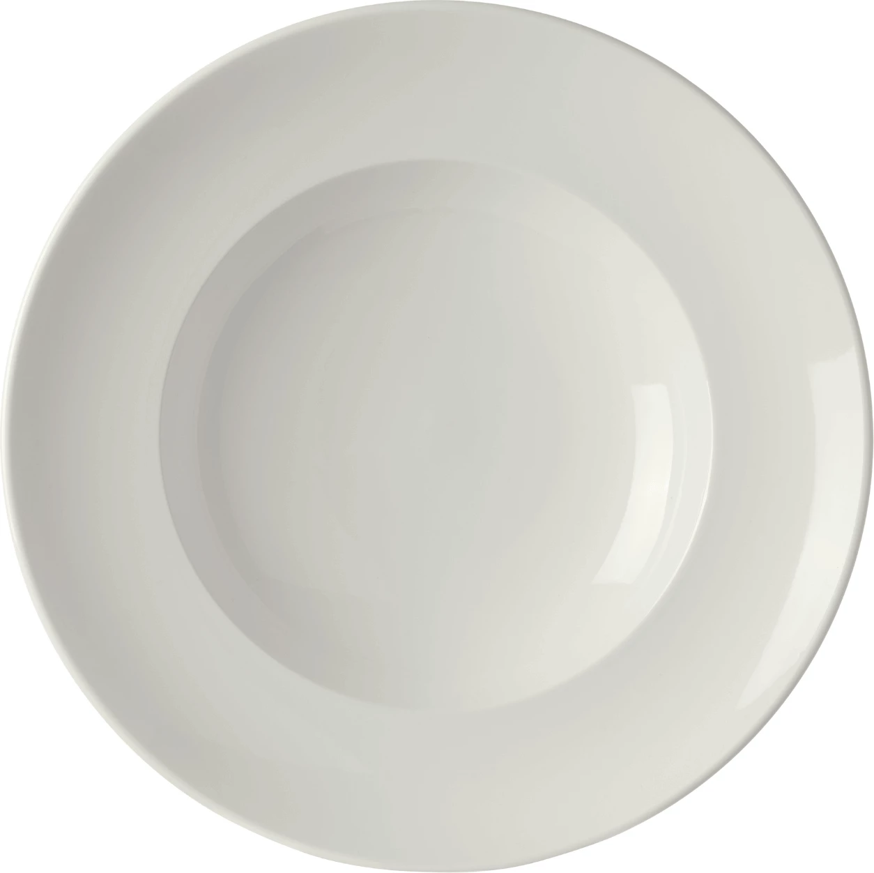 Pjatë e thellë Fine Dine Pure Crema 230 mm, krem, set 6 copë