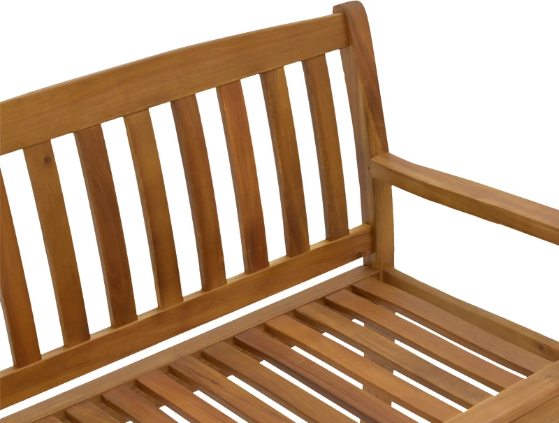 Dy ulëse Jerdu, dru akacie, 120x61x87cm