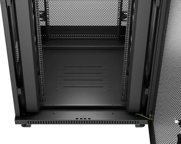Kabinet rack LANBERG 19" 37U 800x800, i zi, me dyer të perforuara