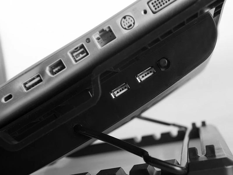 Pad ftohës për laptop Tracer Icestorm TRASTA46338, 17\", 1x125mm fan LED blu, 2x USB 2.0, i zi
