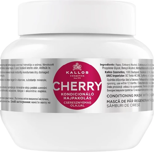 Maskë për flokë Kallos Cherry Conditioning Mask për femra 275ml