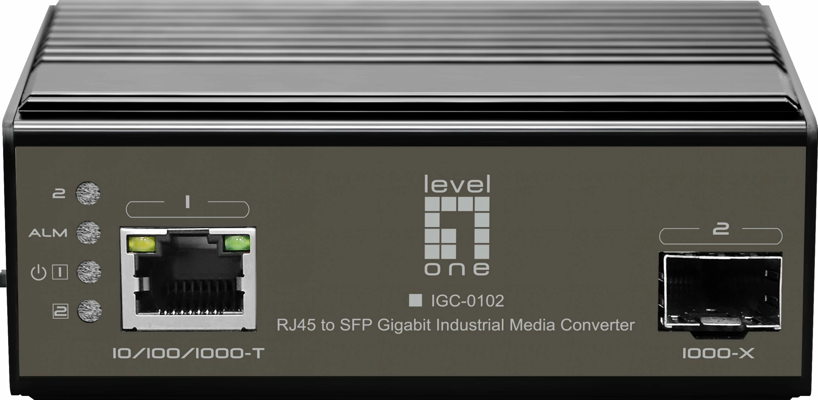 Konvertues rrjeti LevelOne IGC-0102, 1000 Mbit/s, i zi