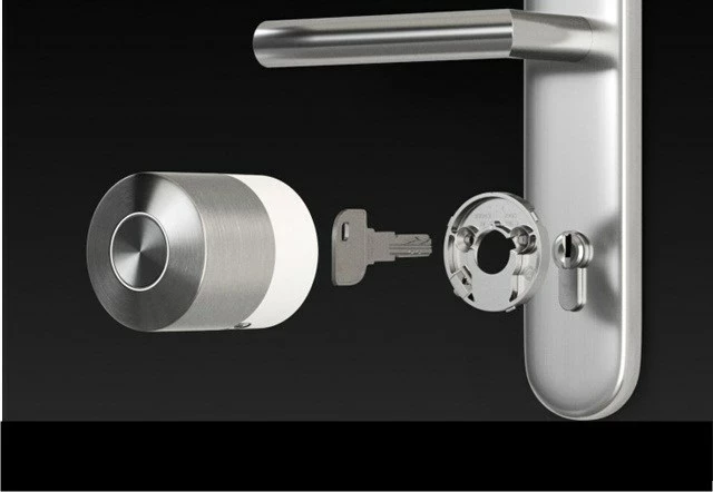 Bravë inteligjente Nuki Smart Lock PRO, wireless, argjend