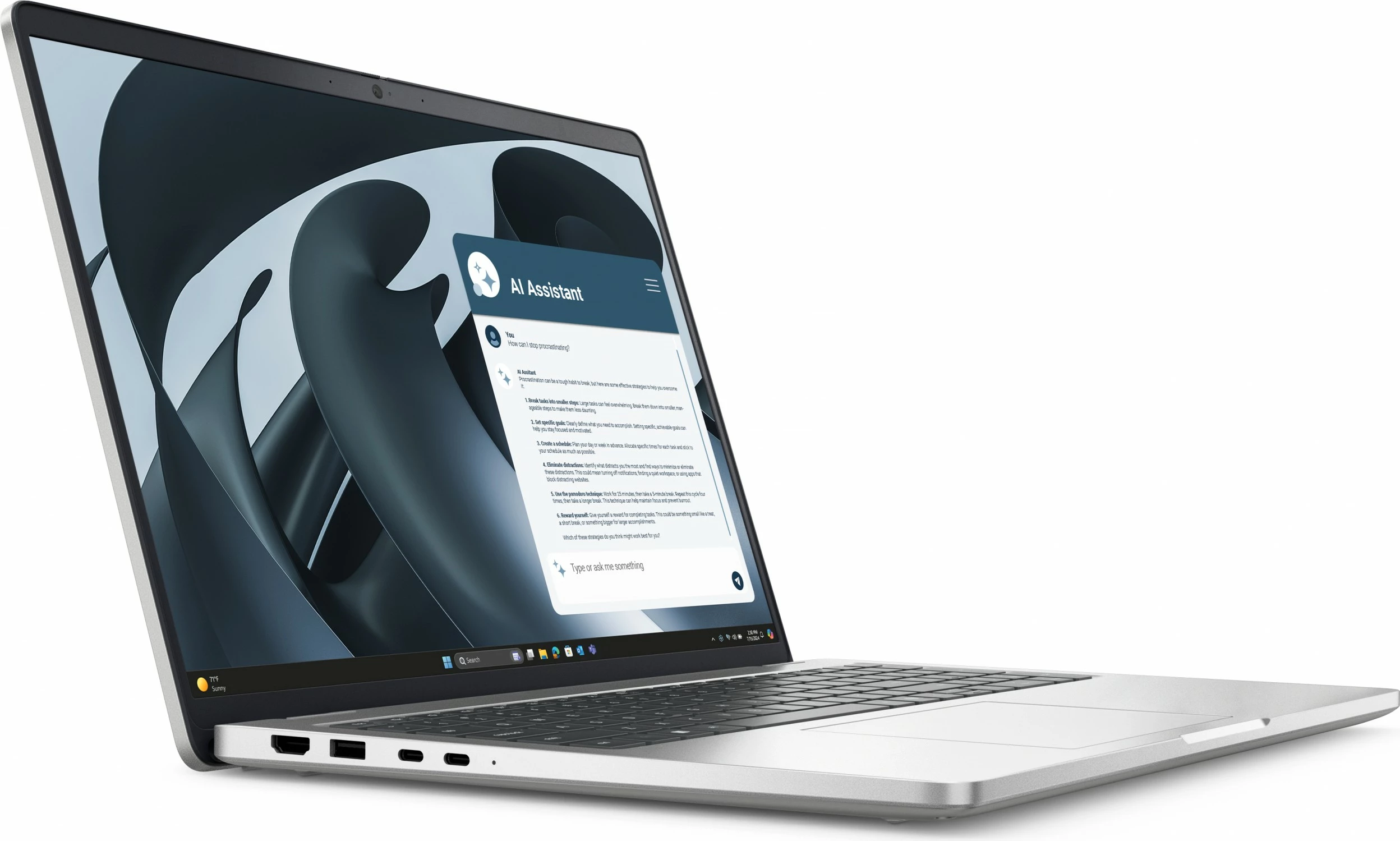 Laptop Dell Pro 16 Plus PB16255, AMD Ryzen AI 7 350, 32GB RAM, 512GB SSD, 16 inç, argjend