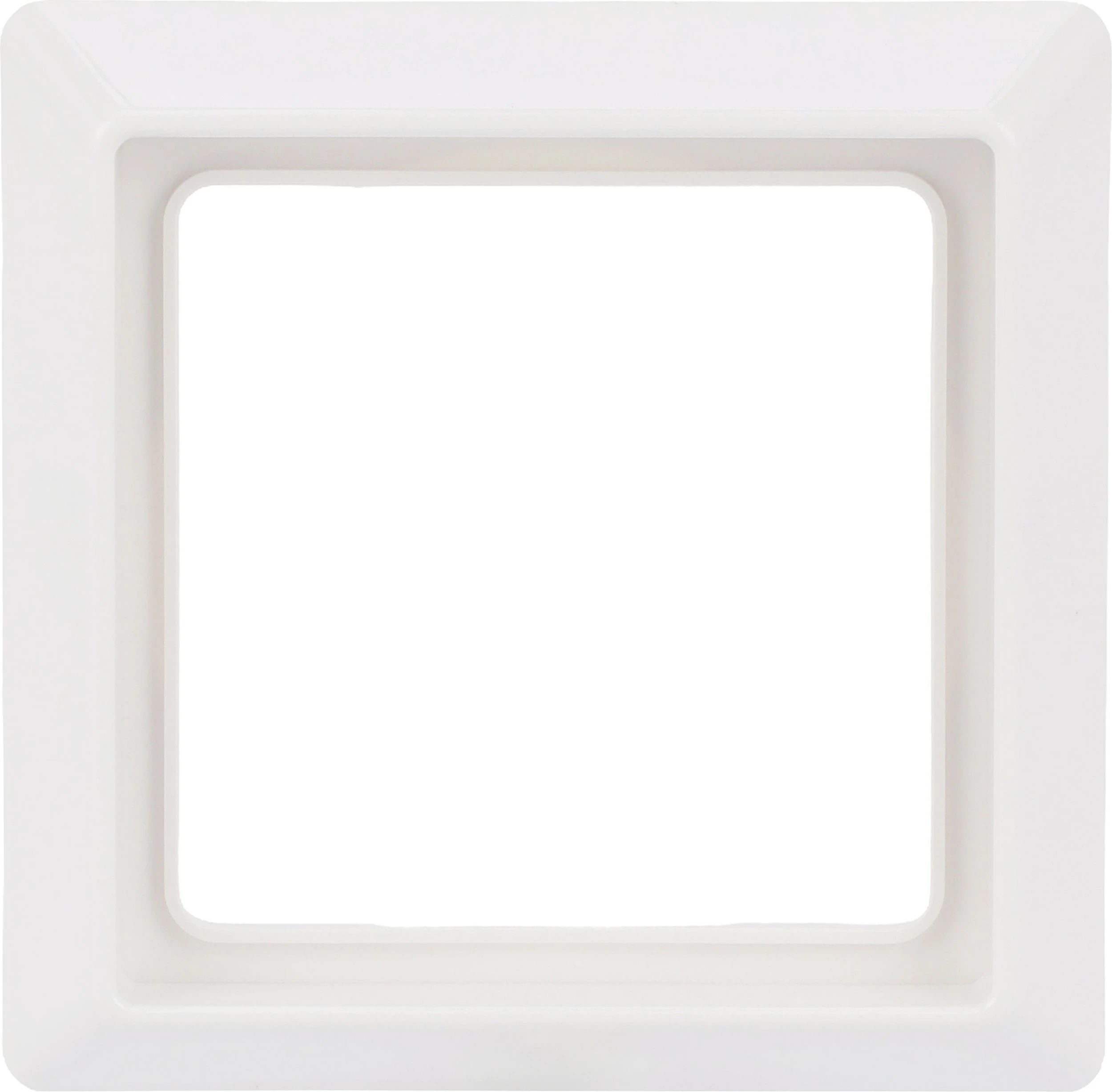 Kornizë për ndërprerës Busch-Jaeger 2CKA001730A0191, IP44, 91x91 mm, e bardhë