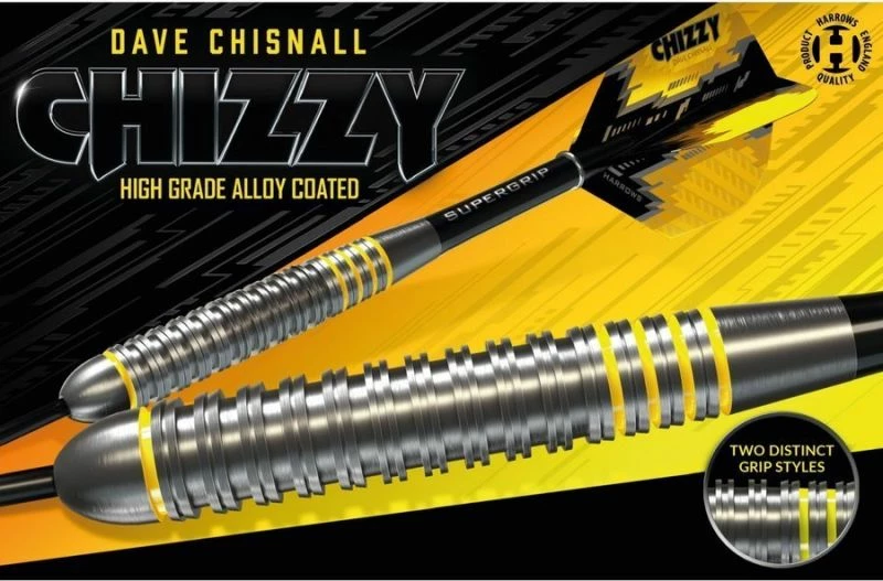Shigjeta për Dart Harrows Chizzy, të zezë dhe të verdhë [Pesha: 21 g]
