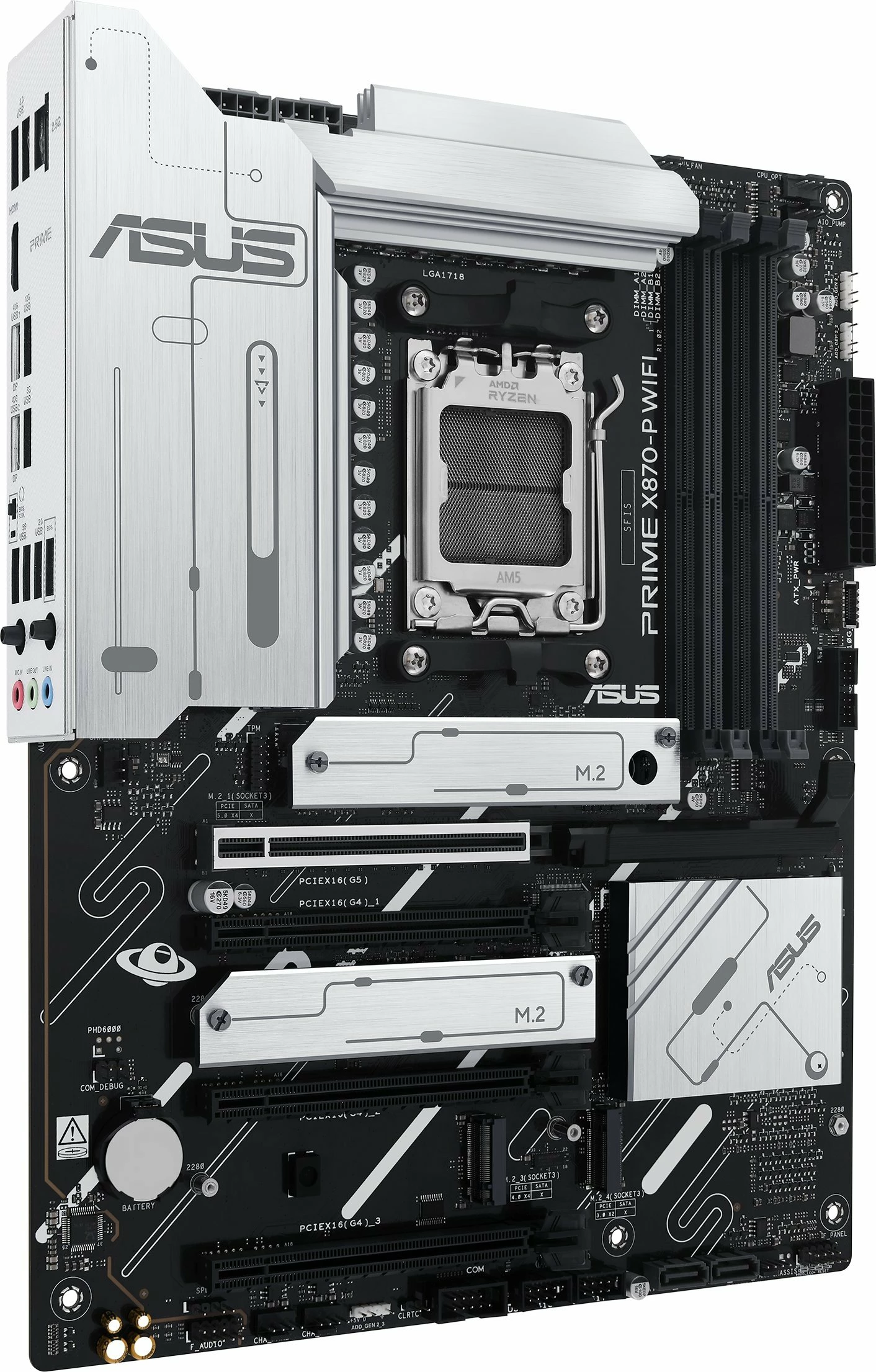 Pllakë amë Asus PRIME X870-P WIFI, ATX, AM5, DDR5, Wi‑Fi 7, Bluetooth 5.4