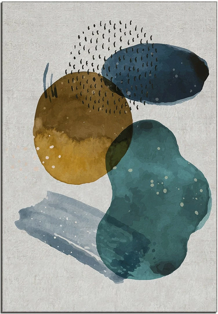 Qilim me dizajn modern, shumëngjyrësh, 160x230cm, Conceptum Hypnose, Alho Carpet-37A