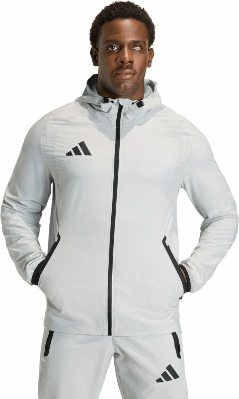 Jakne për meshkuj adidas Tiro 26 Travel KD3336, e hirtë