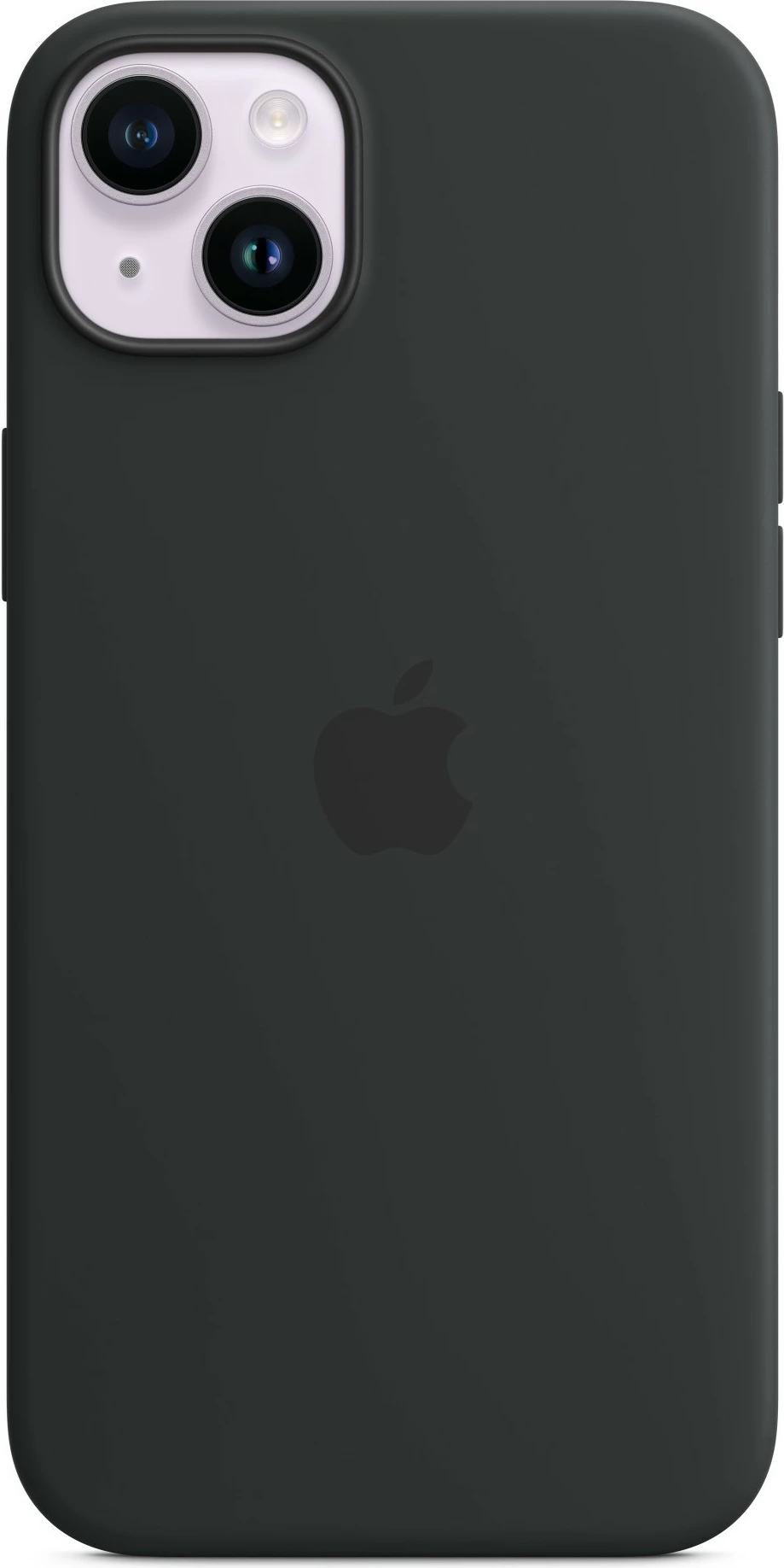 Mbështjellës Apple iPhone 14 Plus Silicone Case MagSafe, 6.7", e zezë