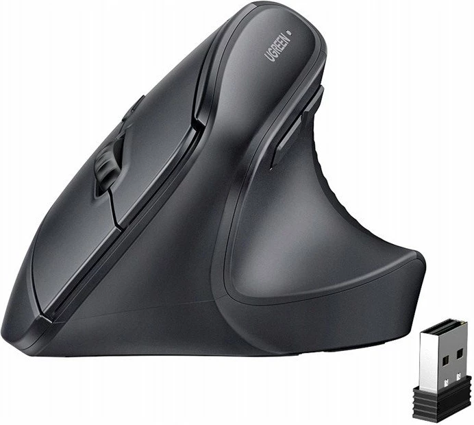 Maus pa kabllo Ugreen M571 2.4GHz + Bluetooth, DPI 4000, 6 butona, i zi