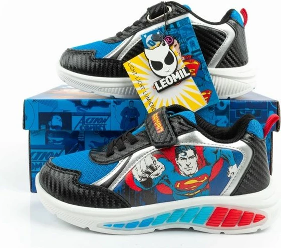Atlete për djem Leomil Superman LED [Madhësia: 28]