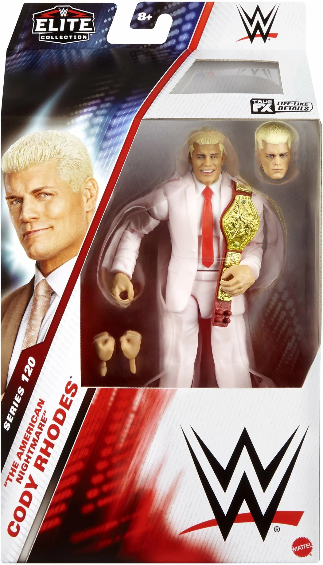 Figurinë aksioni Mattel WWE Elite Collection "The American" JCJ31, 15 cm, me aksesorë
