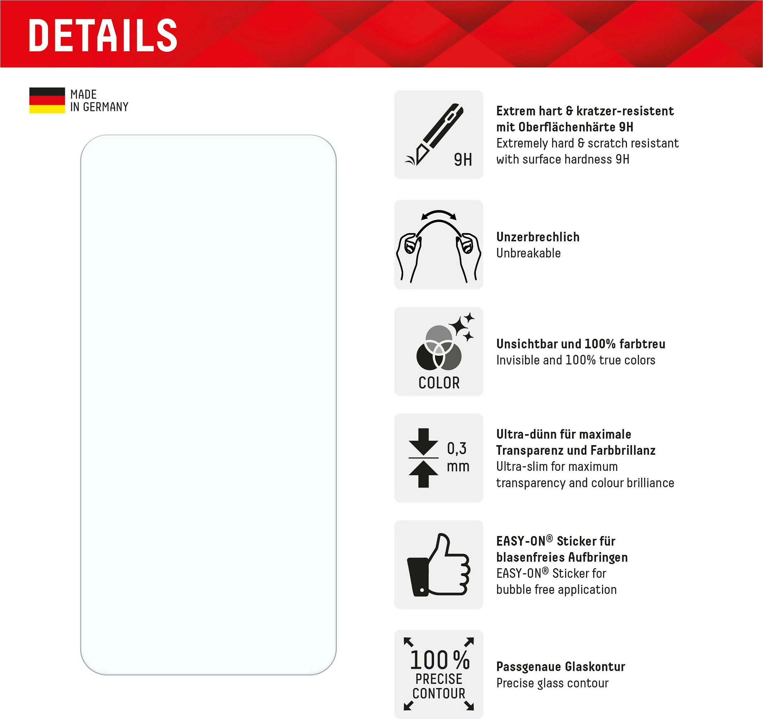 Mbrojtëse ekrani Displex Smart Glass 9H për Samsung Galaxy S24/S25, transparente