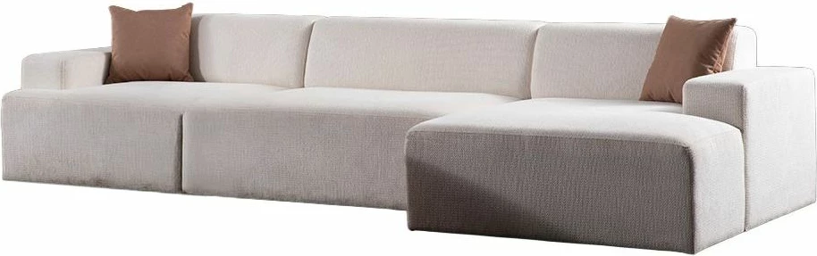 Kënd divan Melva, ngjyrë e bardhë, Atelier del Sofa (L1,5 + O2 + Chl Djathtas)