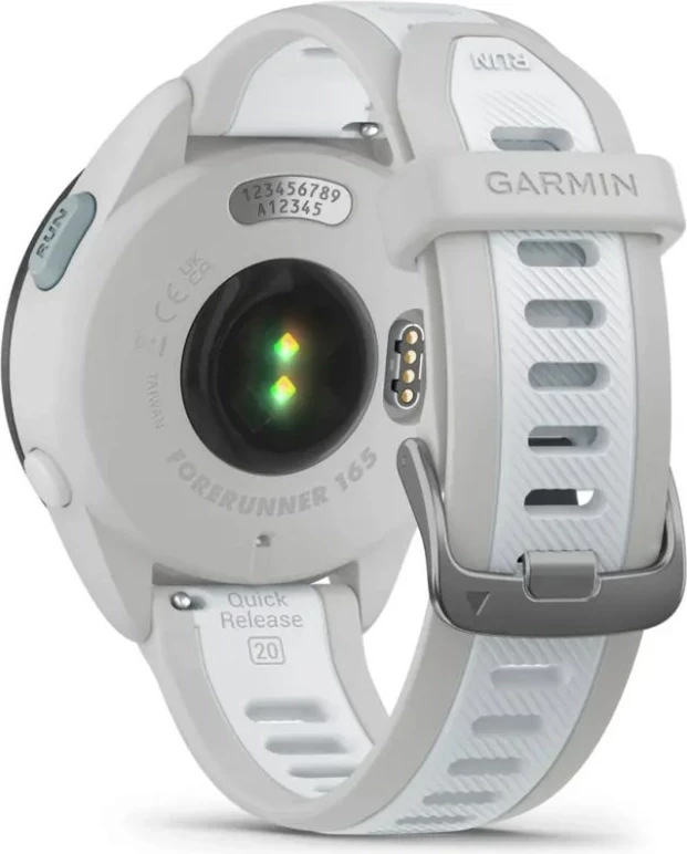 Smartwatch Garmin Forerunner 165, 1.2" AMOLED, GPS, Silver