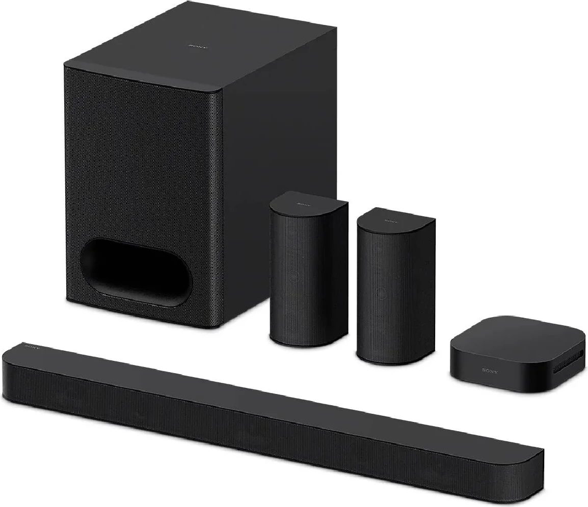 Sistem home theater, Sony, HTS60.CEL BRAVIA Theater System 6, 5.1-kanal 10 altoparlantë, Dolby Atmos DTS:X, 1000 W, Bluetooth HDMI eARC, i zi